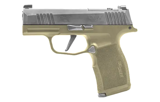 Sig Sauer - P365X Cerakoted — 9mm · 12 Round · OD Green · 3.1" · Micro · Striker Fire