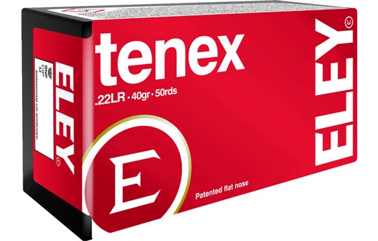 Eley - Tenex — 40 Grains · Round Nose · 50