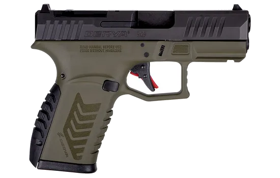 Derya Arms - DY9Z — 9mm · 10 Round · OD Green · 3.5" · Subcompact · Striker Fire