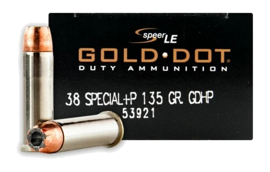 Speer - Gold Dot LE Duty — 135 Grains · Hollow Point · 50