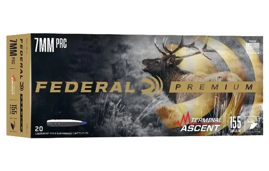 Federal - Terminal Ascent — 7mm PRC · 155 Grains · Polymer Tip · 20