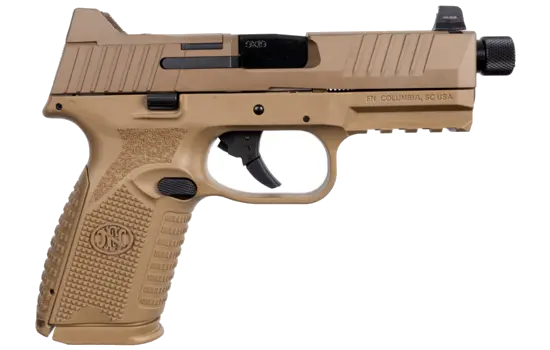 FN America - FN 509 Midsize Tactical — 9mm · 24 Round · Flat Dark Earth · 4.5" · Compact · Striker Fire