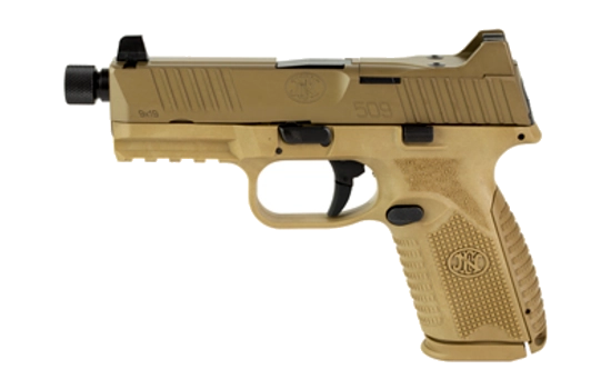 FN America - FN 509 Midsize Tactical — 9mm · 15 Round · Flat Dark Earth · 4.5" · Compact · Striker Fire