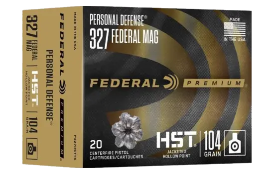Federal - Personal Defense HST — 104 Grains · Jacketed Hollow Point · 20