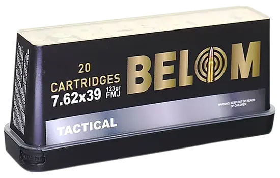 Belom - Tactical — 7.62x39mm · 123 Grains · Full Metal Jacket · 20