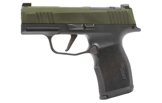 Sig Sauer - P365 Cerakoted — 9mm · 10 Round · Green · 3.1" · Micro · Striker Fire