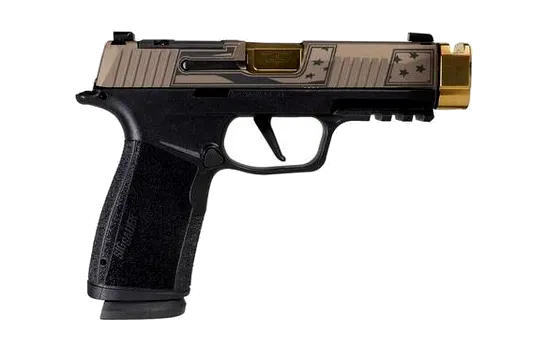 Sig Sauer - P365 X-Macro Cerakoted — 9mm · 17 Round · Black Brown · 3.7" · Compact · Striker Fire