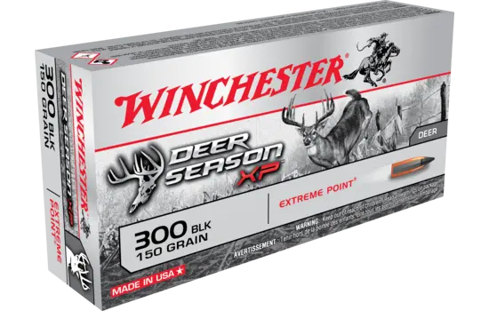 Winchester Ammunition - Deer Season XP — 300 AAC Blackout · 150 Grains · Polymer Tip · 20