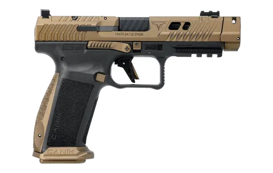 CANIK - TTI Combat — 9mm · 10 Round · Bronze · 4.6" · Full Size · Striker Fire