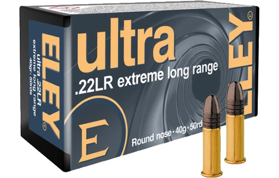 Eley - Ultra Extreme Long Range — 40 Grains · Round Nose · 50