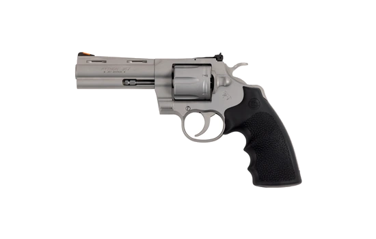 Colt - Python Hogue Grips — 357 Magnum · 6 Round · Stainless · 3" · DA / SA