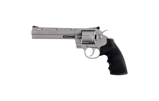 Colt - Python Hogue Grips — 357 Magnum · 6 Round · Stainless · 6" · DA / SA