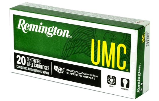 Remington - UMC Rifle — 223 Remington · 55 Grains · Full Metal Jacket · 20