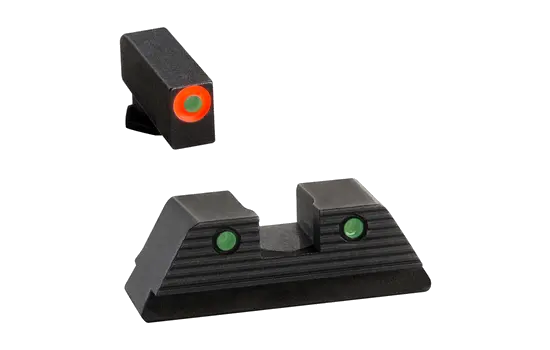 AmeriGlo - Trooper Sight Set — Green and Orange