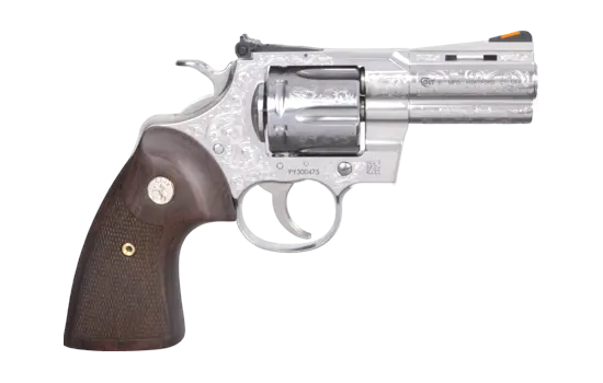 Colt - Python Engraved — 357 Magnum · 6 Round · Stainless · 3" · DA / SA
