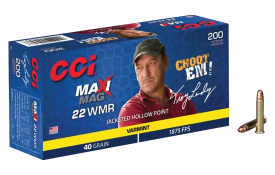 CCI - Maxi-Mag — 40 Grains · Jacketed Hollow Point · 200