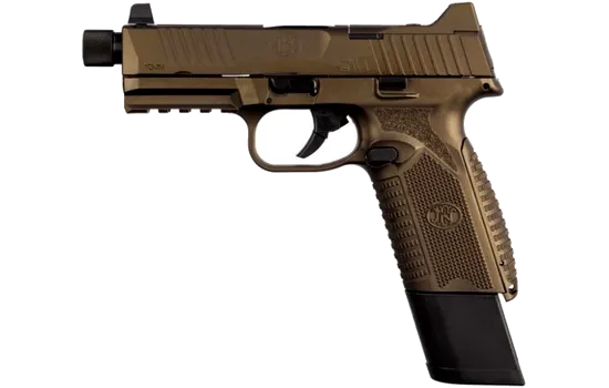 FN America - FN 510 Tactical — 10MM · 22 Round · Bronze · 4.71" · Full Size · Striker Fire