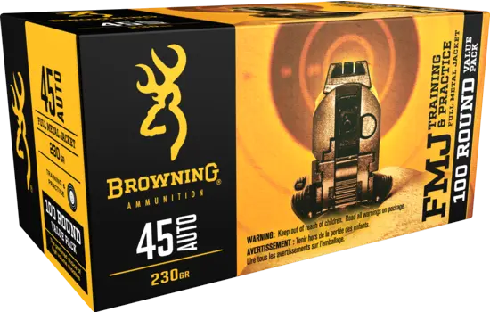 Browning - Training & Practice — 230 Grains · Full Metal Jacket · 100