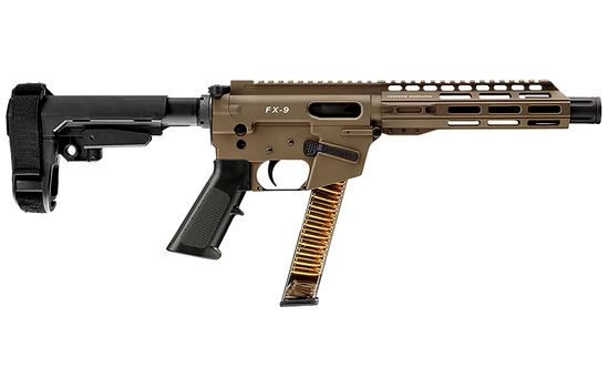Freedom Ordnance - FX-9 — 9mm · 32 Round · Flat Dark Earth · 8" · Collapsible