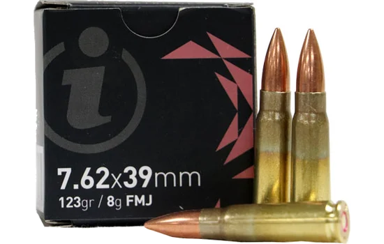 Igman Ammunition - Centerfire Rifle — 7.62x39mm · 123 Grains · Full Metal Jacket · 15