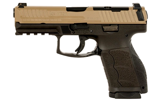 Heckler & Koch - VP9A1 K — 9mm · 15 Round · Black, Flat Dark Earth · 4.09" · Compact · Striker Fire