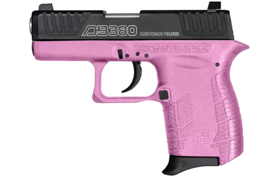 Diamondback Firearms - DB380 G4 — 380 Auto (ACP) · 6 Round · Pink · 2.8" · Subcompact · Double Action