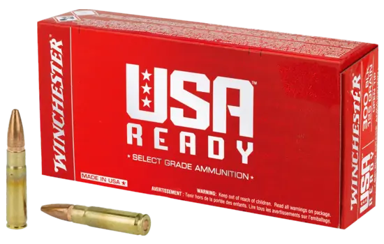 Winchester Ammunition - USA Ready Rifle — 6.8 mm Remington SPC · 115 Grains · Full Metal Jacket · 100