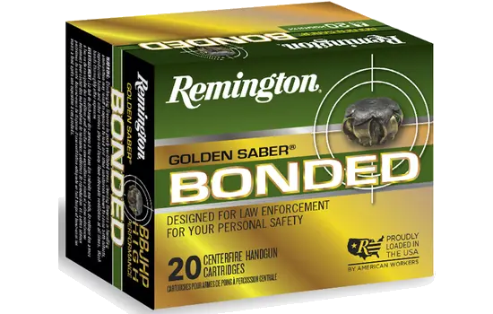 Remington - Golden Saber Bonded — 230 Grains · Jacketed Hollow Point · 20