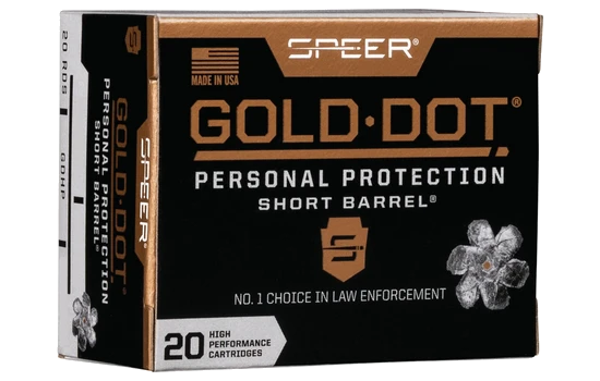 Speer - Gold Dot Short Barrel — 180 Grains · Hollow Point · 20