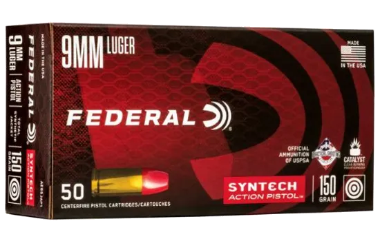 Federal - Syntech Range — 150 Grains · Total Synthetic Jacket · 50