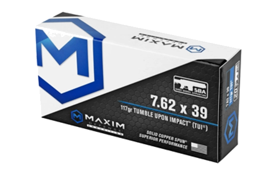 Maxim Defense Industries - SBA Short Barrel Ammunition — 7.62mm NATO · 117 Grains · Copper · 20