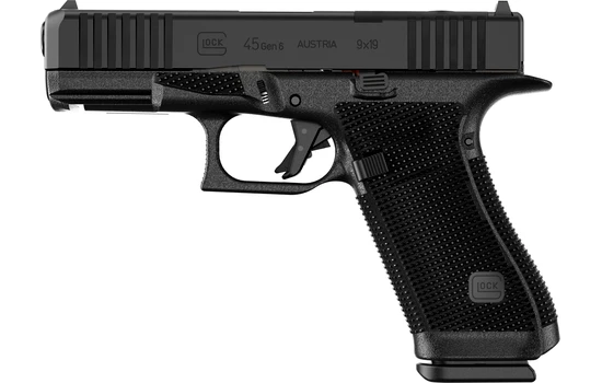 Glock - G45 Gen6 — 9mm · 10 Round · Black · 4.02" · Compact · Striker Fire