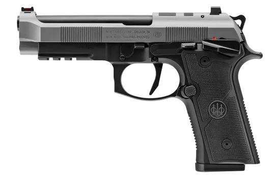 Beretta - 92XI — 9mm · 10 Round · Black, Silver · 4.7" · Full Size · Single Action