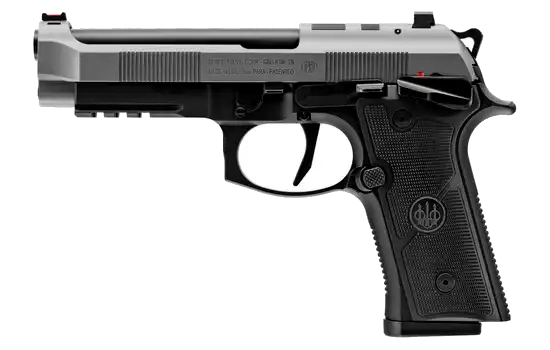 Beretta - 92XI — 9mm · 15 Round · Black, Silver · 4.7" · Full Size · Single Action