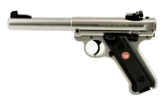 Ruger - Mark IV — 22 Long Rifle · 10 Round · Stainless · 5.5" · Full Size · Single Action