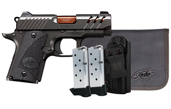 Kimber - Micro 9 Bundle — 9mm · 7 Round · Black · 3.15" · Micro · Single Action
