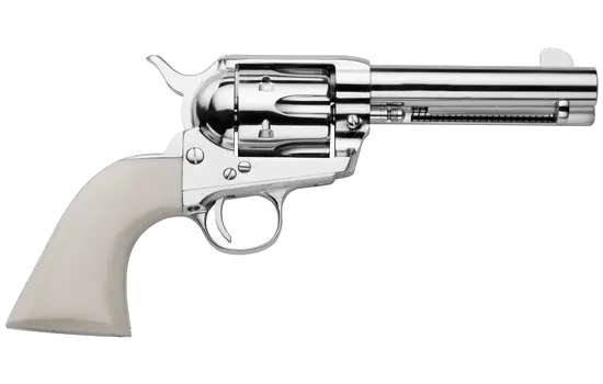 Traditions - 1873 Frontier — 45 (Long) Colt · 6 Round · Nickel · 4.75" · Single Action