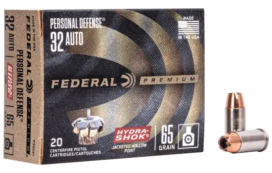 Federal - Personal Defense Hydra-Shok — 65 Grains · Hydra-Shok JHP · 20