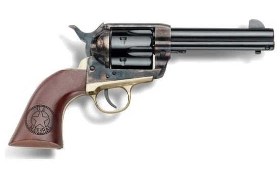 Pietta - 1873 U.S. Marshall — 45 (Long) Colt · 6 Round · Case Colored · 4.75" · Single Action