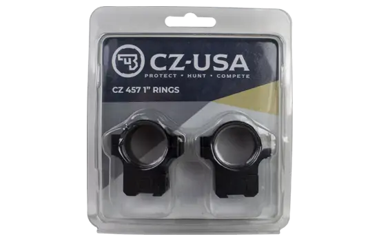 CZ-USA - Aluminum Scope Ring Set — Black