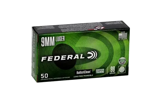 Federal - Ballisticlean Handgun — 98 Grains · Frangible · 50