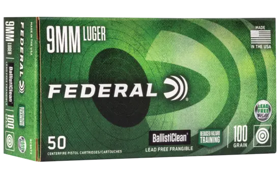 Federal - Ballisticlean Handgun — 100 Grains · Frangible · 50