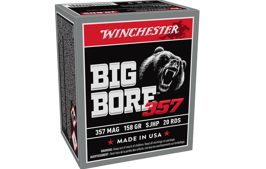 Winchester Ammunition - Big Bore — 158 Grains · Jacketed Hollow Point · 20