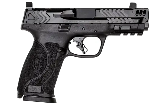 Smith & Wesson - M&P 2.0 Compact Carry Comp — 9mm · 23 Round · Black · 4.22" · Compact · Striker Fire