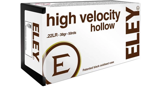 Eley - High Velocity Hollow — 40 Grains · Hollow Point · 50