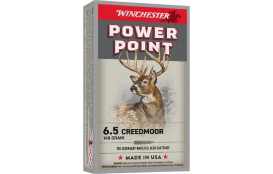 Winchester Ammunition - Power Point — 6.5 Creedmoor · 140 Grains · Pointed Soft Point · 20