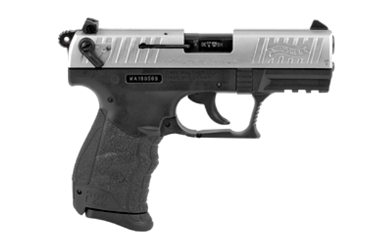 Walther - P22Q — 22 Long Rifle · 10 Round · Nickel · 3.40" · Compact · DA / SA