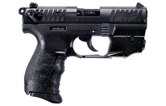 Walther - P22Q — 22 Long Rifle · 10 Round · Black · 3.40" · Subcompact · DA / SA