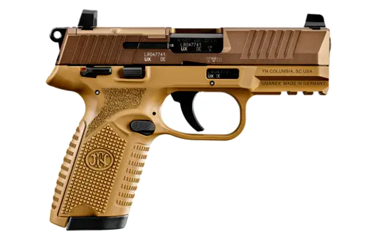 FN America - 502 MRD — 22 Long Rifle · 10 Round · Flat Dark Earth · 4" · Compact · DA / SA