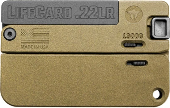 Trailblazer Firearms - Lifecard — 22 Long Rifle · 1 Round · Bronze · 2.5" · Single Action